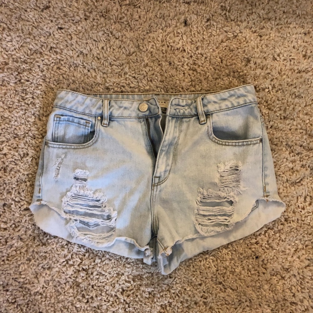 PacSun High Waist Festival Shorts